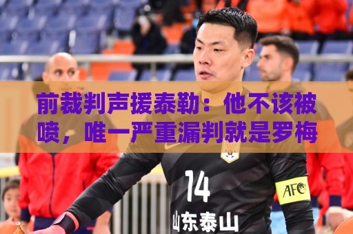 前裁判声援泰勒:他不该被喷,唯一严重漏判就是罗梅罗拉库库头发 前裁判声援泰勒:他不该被喷,唯一严重漏判就是罗梅罗拉库库头发